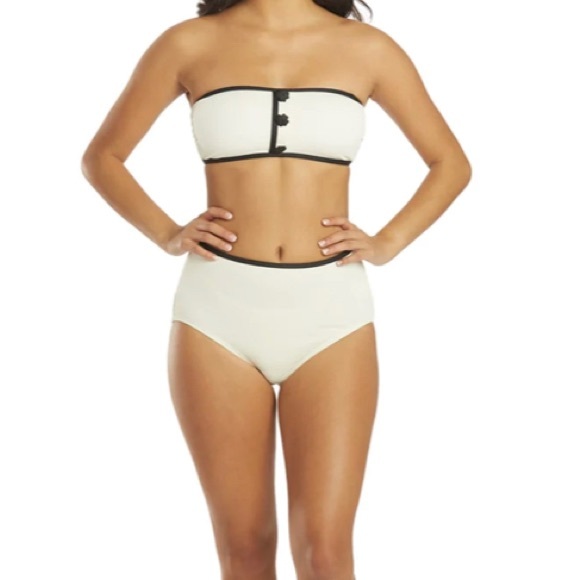 Kate spade NWT high waisted swimsuit TOP & BOTTOM - Picture 7 of 8
